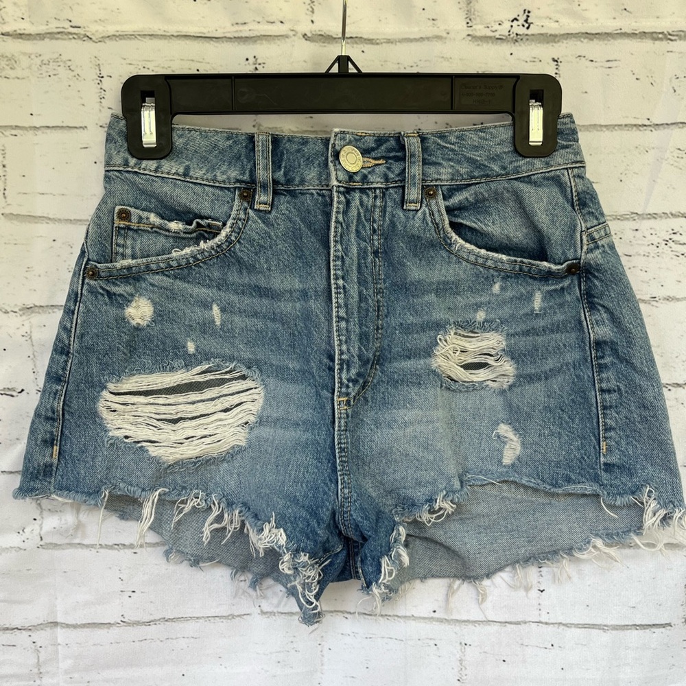 GARAGE Denim Festival Denim Shorts | Size 0